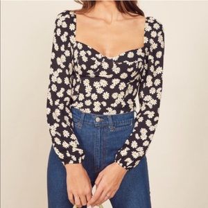 Reformation Reign Top in Daisy Chain